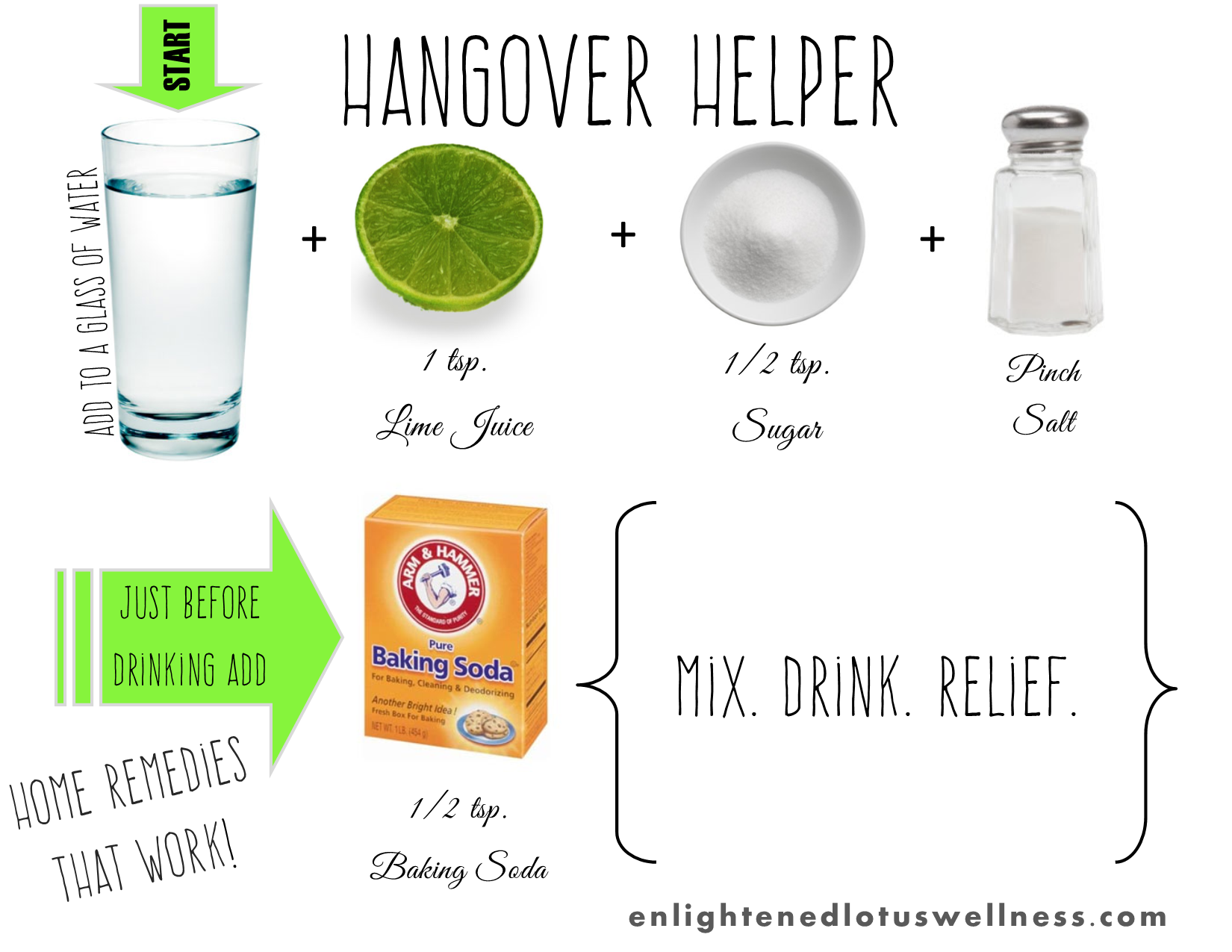 What is a natural home remedy for curing a hangover?